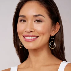 Drop Earrings<LAGOS Four Circle Bead Drop Earrings