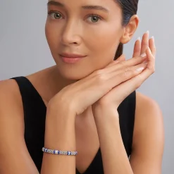 Diamonds<LAGOS Four Station Diamond Caviar Bracelet | 6Mm