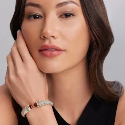 Cuffs<LAGOS Garnet Cuff Bracelet | 12Mm