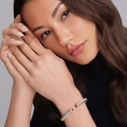 Gemstones<LAGOS Garnet Cuff Bracelet | 8Mm