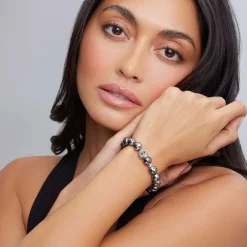 Gemstones<LAGOS Gemstone Skull Bracelet