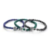 Gemstones<LAGOS Gemstone Skull Stretch Bracelet Gift Set