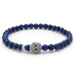 Gemstones<LAGOS Gemstone Skull Stretch Bracelet Gift Set