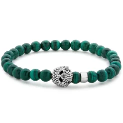 Gemstones<LAGOS Gemstone Skull Stretch Bracelet Gift Set