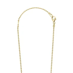 Gold<LAGOS Gold Diamond Sphere Necklace
