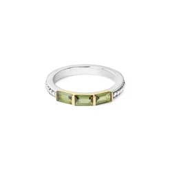 Gemstones<LAGOS Green Tourmaline Stacking Ring