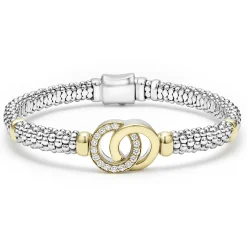 Two-Tone<LAGOS 18K Gold And Diamond Bracelet Gift Set