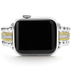 Diamonds<LAGOS 18K Gold And Diamond Caviar Beaded Watch Bracelet-38-45Mm