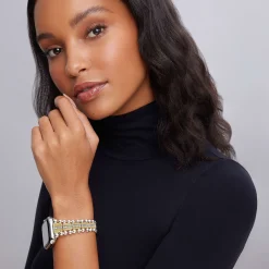 Diamonds<LAGOS 18K Gold And Diamond Caviar Beaded Watch Bracelet-42-49Mm