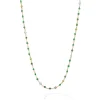 Gold<LAGOS 18K Gold And Diamond Emerald Necklace