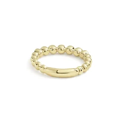 Gold<LAGOS 18K Gold And Diamond Stacking Ring