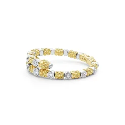 Gold<LAGOS 18K Gold And Diamond Superfine Band Ring