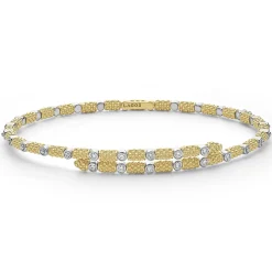 Diamonds<LAGOS 18K Gold And Diamond Superfine Cuff Bracelet