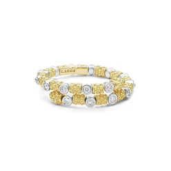 Diamonds<LAGOS 18K Gold And Diamond Superfine Band Ring