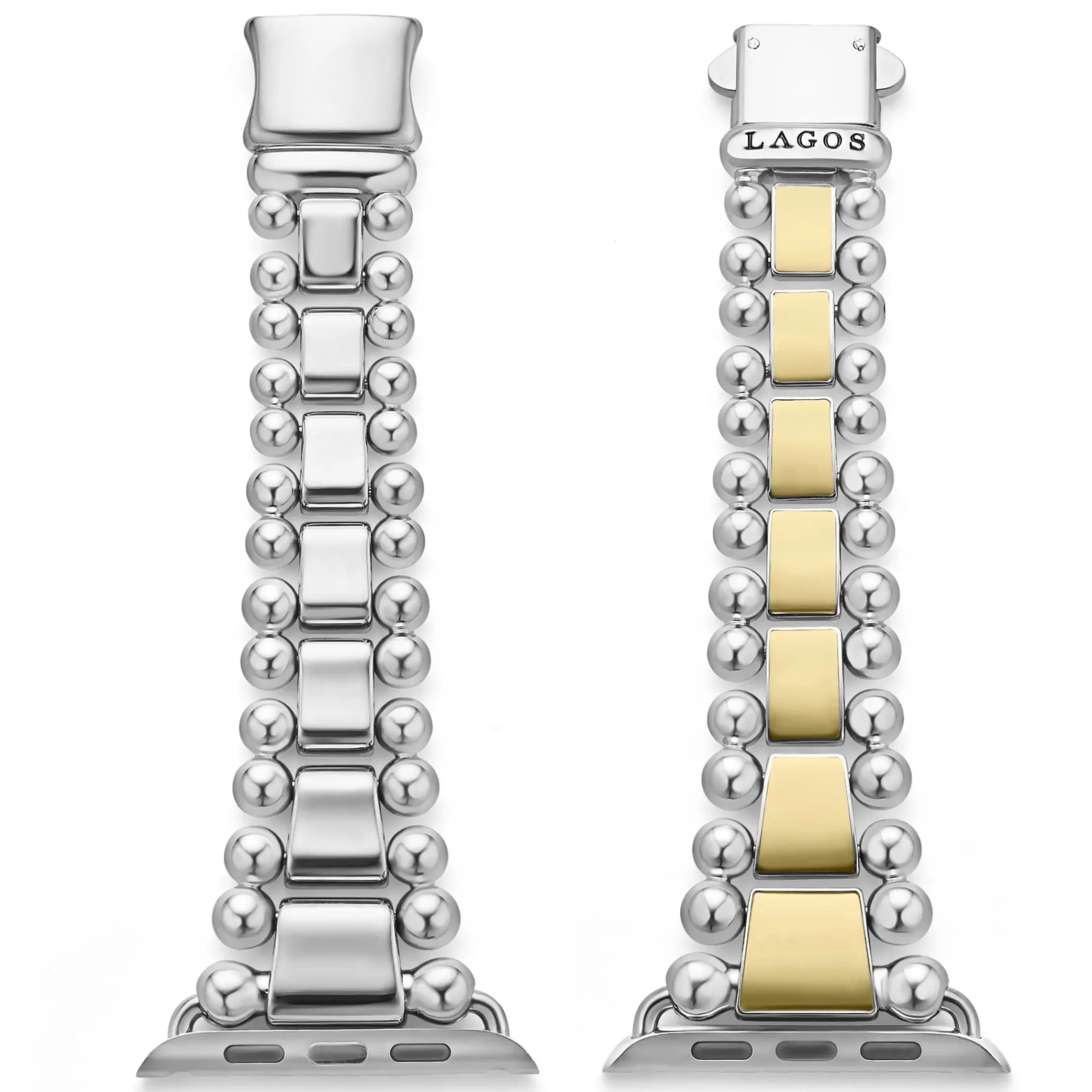 Two-Tone<LAGOS 18K Gold And Stainless Steel Watch Bracelet-42-49Mm