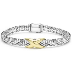 Two-Tone<LAGOS 18K Gold And Stainless Steel Smart Caviar Gift Set