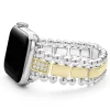 Diamonds<LAGOS 18K Gold And Sterling Silver Single Diamond Watch Bracelet-38-45Mm