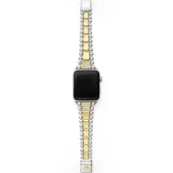 Diamonds<LAGOS 18K Gold And Sterling Silver Single Diamond Watch Bracelet-42-49Mm