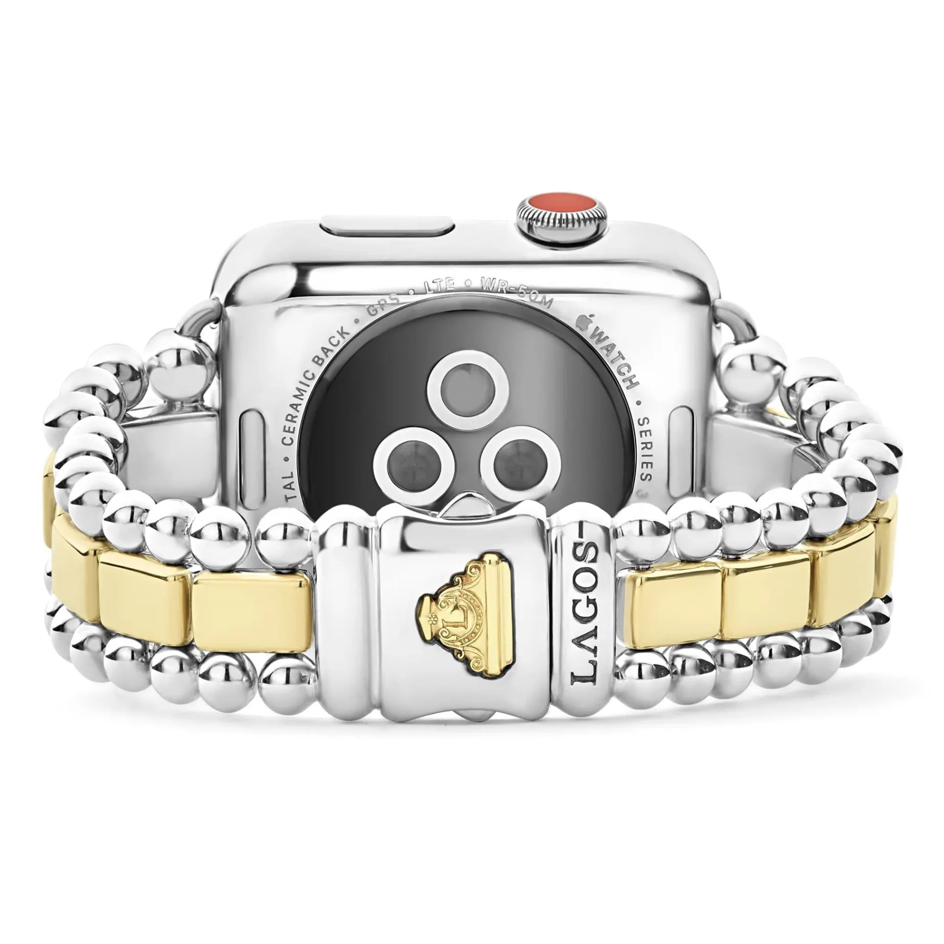 Watch Bracelets<LAGOS 18K Gold And Sterling Silver Watch Bracelet-38-45Mm