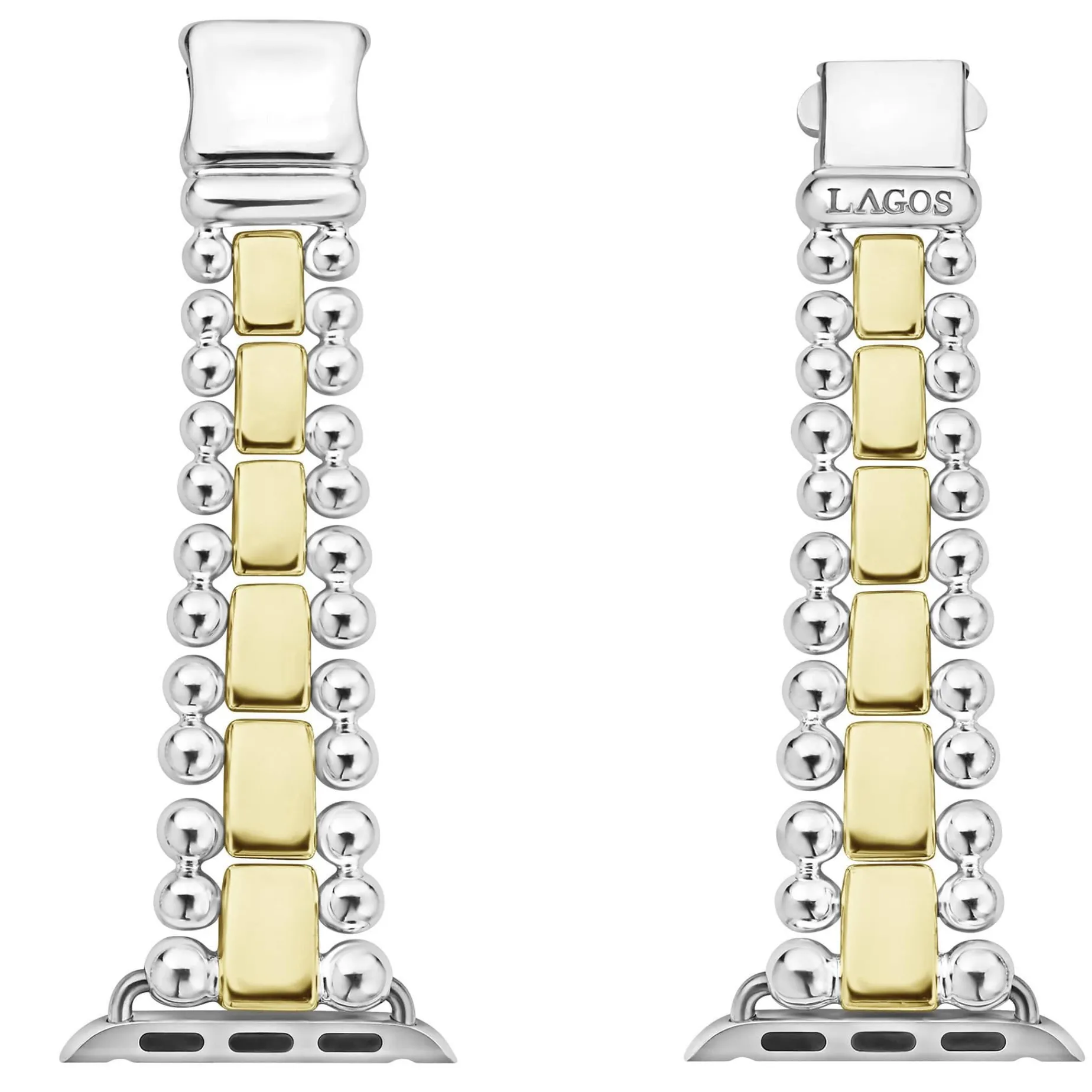 Watch Bracelets<LAGOS 18K Gold And Sterling Silver Watch Bracelet-38-45Mm