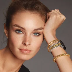 Watch Bracelets<LAGOS 18K Gold And Sterling Silver Watch Bracelet-38-45Mm