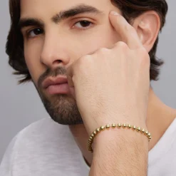 Bracelets<LAGOS 18K Gold Ball Chain Bracelet