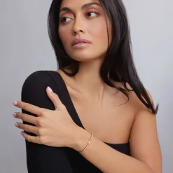 Gold<LAGOS 18K Gold Bead Bracelet | 4Mm