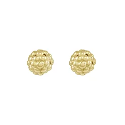 Caviar Earrings<LAGOS 18K Gold Beaded Stud Earrings