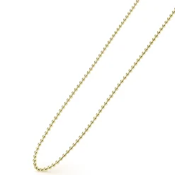Gold<LAGOS 18K Gold Beaded Toggle Necklace