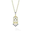 Diamonds<LAGOS 18K Gold Blue Sapphire And Diamond Chandelier Necklace