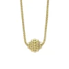 Chains<LAGOS 18K Gold Caviar Ball Pendant Necklace