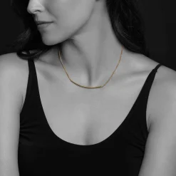 Gold<LAGOS 18K Gold Caviar Bar Necklace