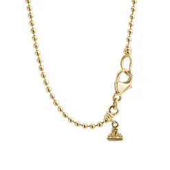 Gold<LAGOS 18K Gold Caviar Beaded Pendant Necklace
