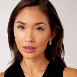 Diamonds<LAGOS 18K Gold Caviar Diamond Hoop Earrings