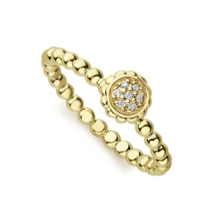 Diamonds<LAGOS 18K Gold Caviar Diamond Ring