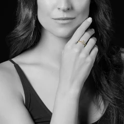 Diamonds<LAGOS 18K Gold Caviar Flower Diamond Ring