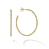 Hoop Earrings<LAGOS 18K Gold Caviar Hoop Earrings