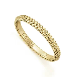 Gold<LAGOS 18K Gold Caviar Stacking Ring