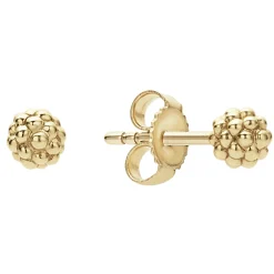 Stud Earrings<LAGOS 18K Gold Caviar Stud Earrings