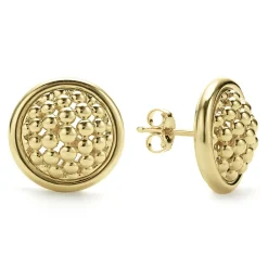 Stud Earrings<LAGOS 18K Gold Caviar Stud Earrings
