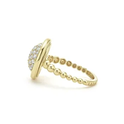 Diamonds<LAGOS 18K Gold Circle Diamond Ring