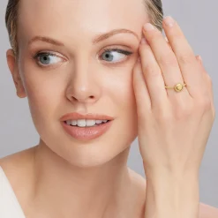 Gold<LAGOS 18K Gold Circle Ring