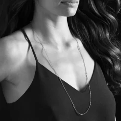 Gold<LAGOS 18K Gold Circle Station Necklace