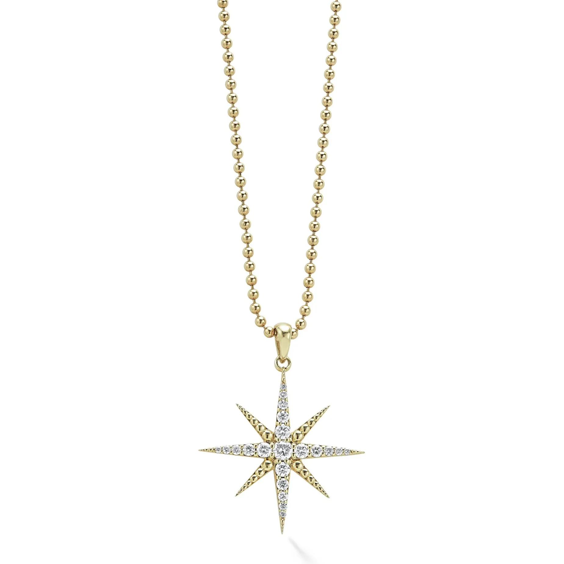 Diamonds<LAGOS 18K Gold Delicate Diamond Pendant Necklace