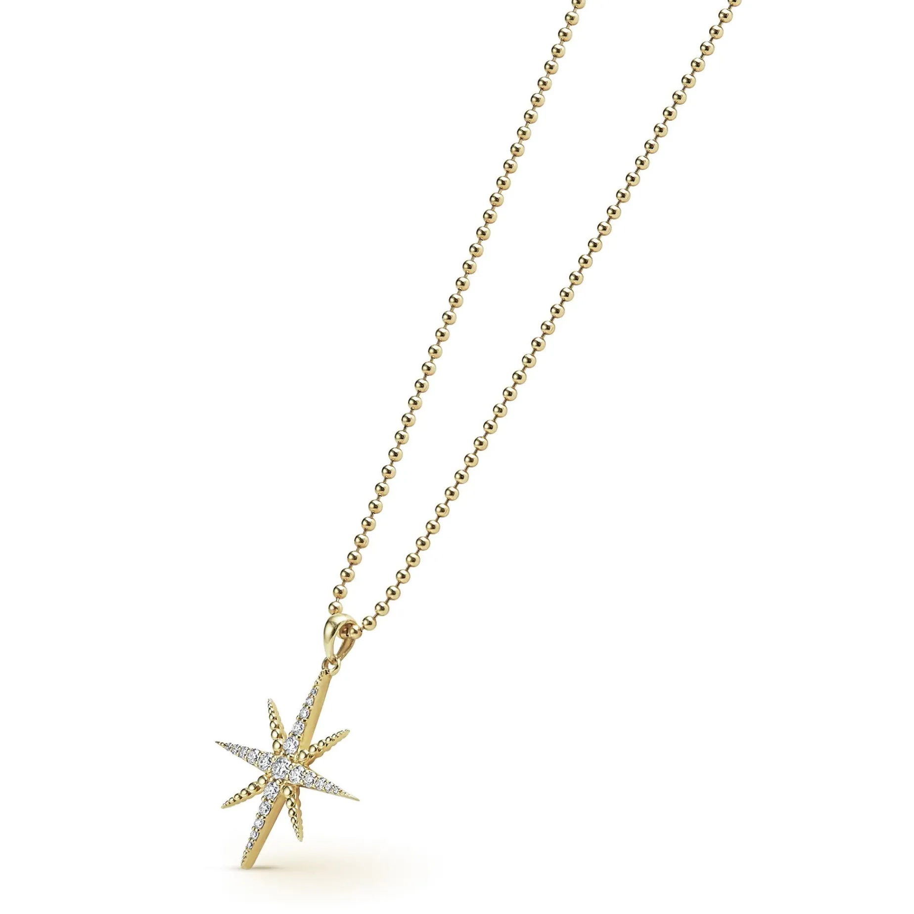 Diamonds<LAGOS 18K Gold Delicate Diamond Pendant Necklace