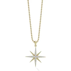 Gold<LAGOS 18K Gold Delicate Diamond Pendant Necklace