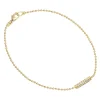 Gold<LAGOS 18K Gold Diamond Bar Bracelet