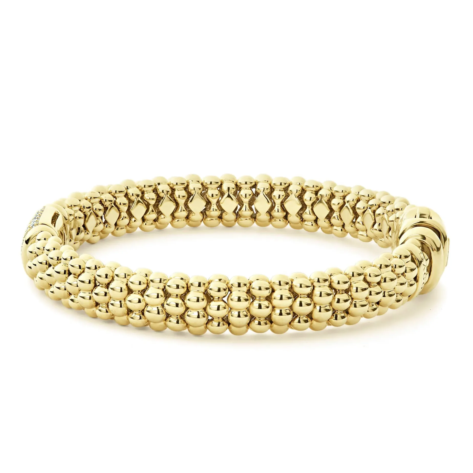 Diamonds<LAGOS 18K Gold Diamond Bracelet | 9Mm