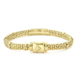 Gold<LAGOS 18K Gold Diamond Bracelet | 6Mm