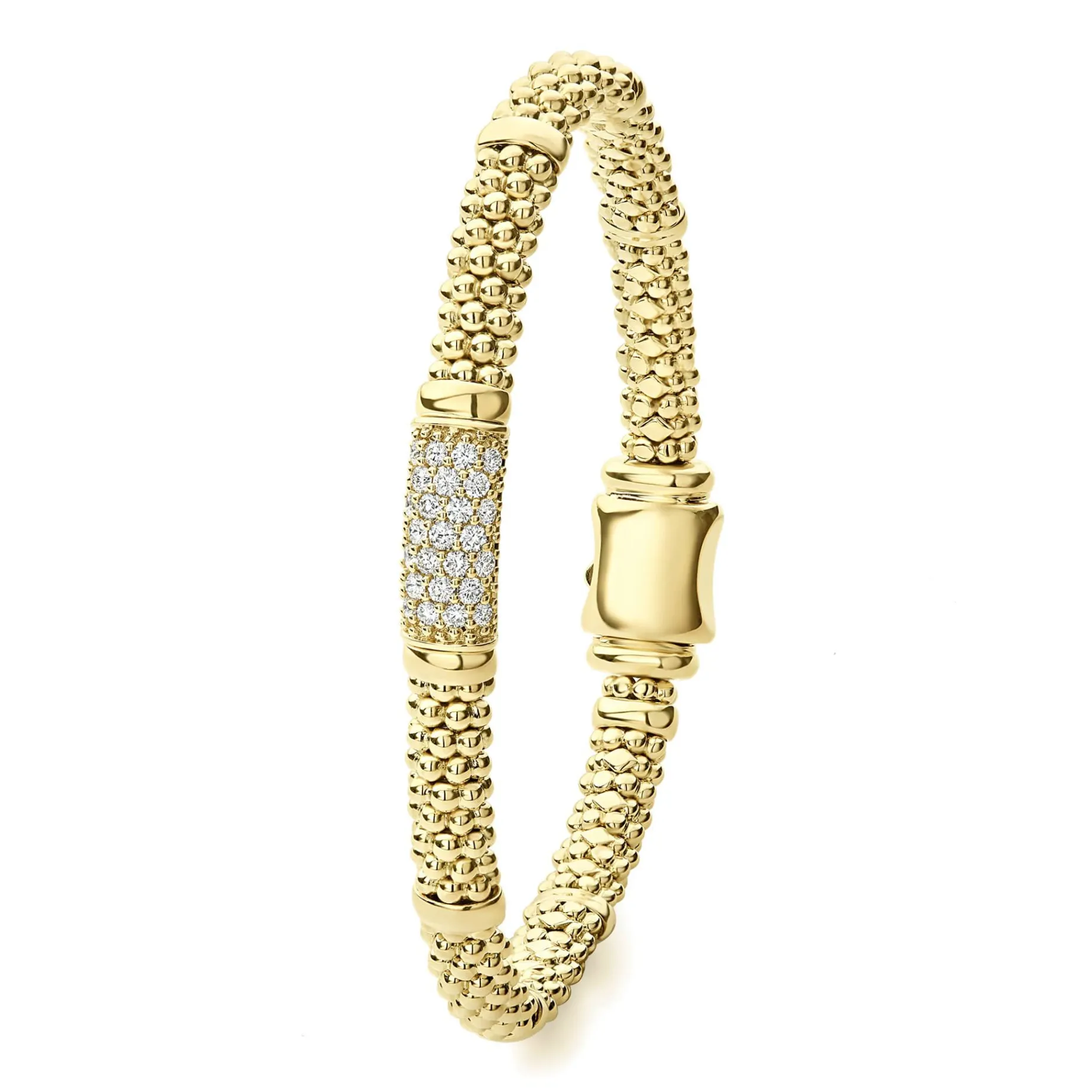 Diamonds<LAGOS 18K Gold Diamond Bracelet | 6Mm